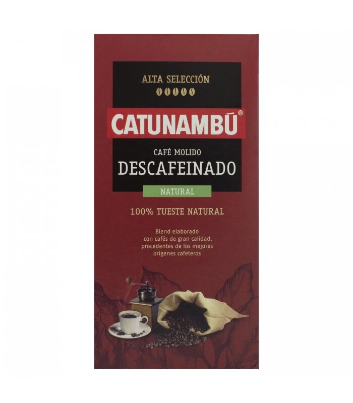 Catunambu koffie gemalen Deca pak a 250 gr