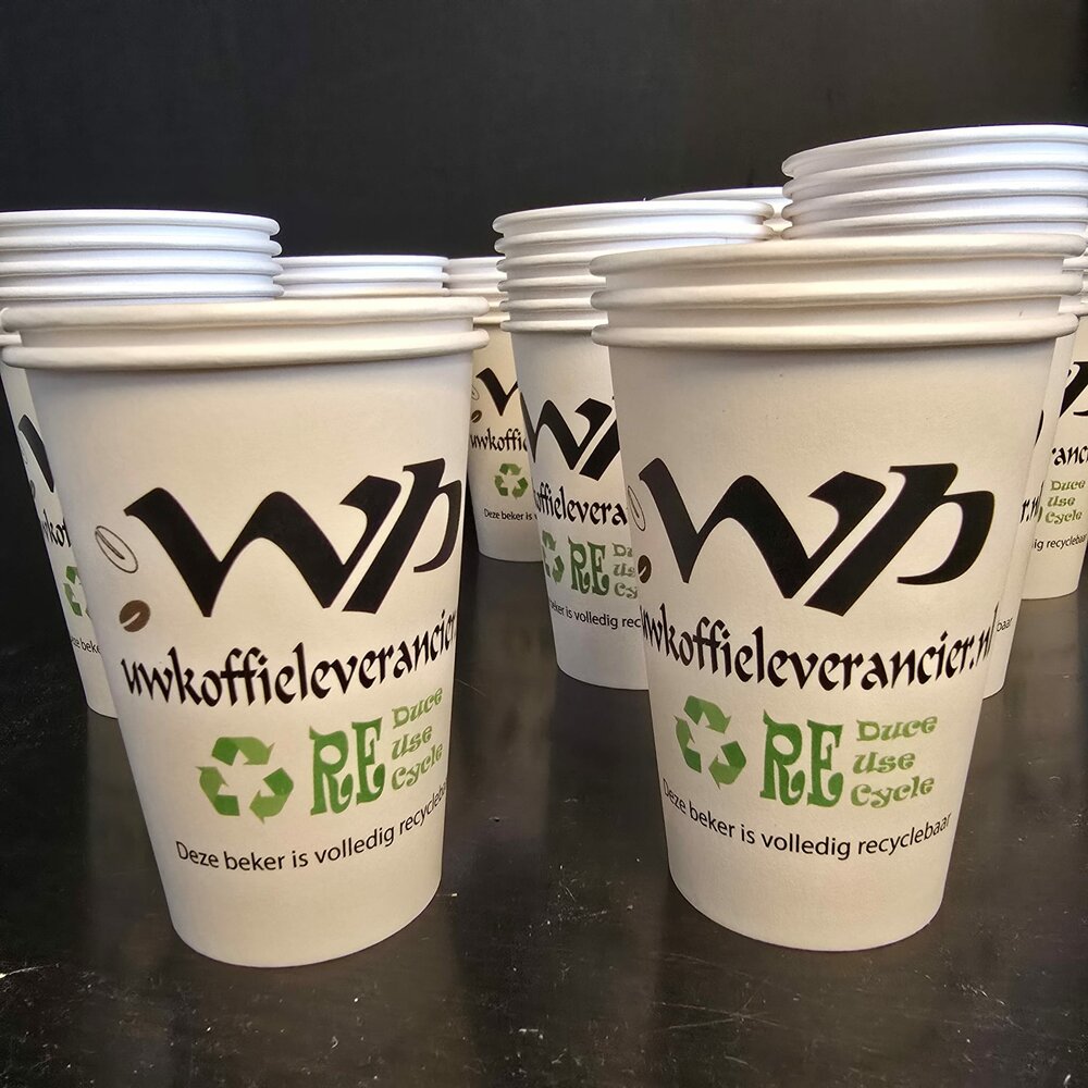 Kartonnen Beker 180cc 2500st Recycle