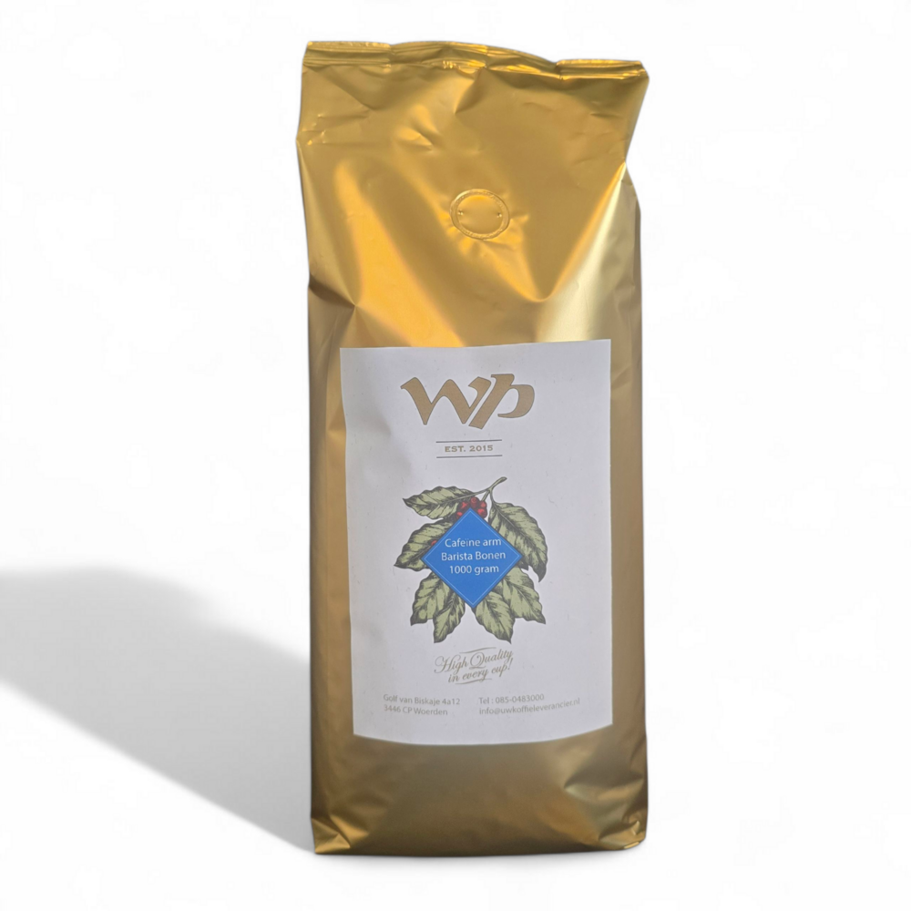 WP Gemalen koffie cafe&iuml;ne vrij/arm doos 8x1 kg