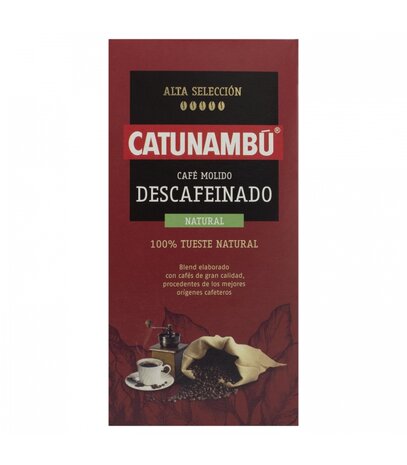 Catunambu koffie gemalen Deca pak a 250 gr